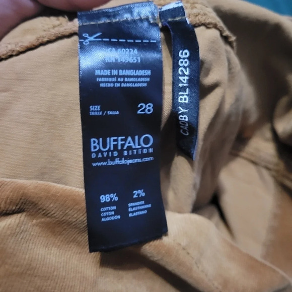 BOGO $5!! Buffalo by David Bitton corduroy zip front mini skirt, camel/Tan, sz 6 - Picture 5 of 5